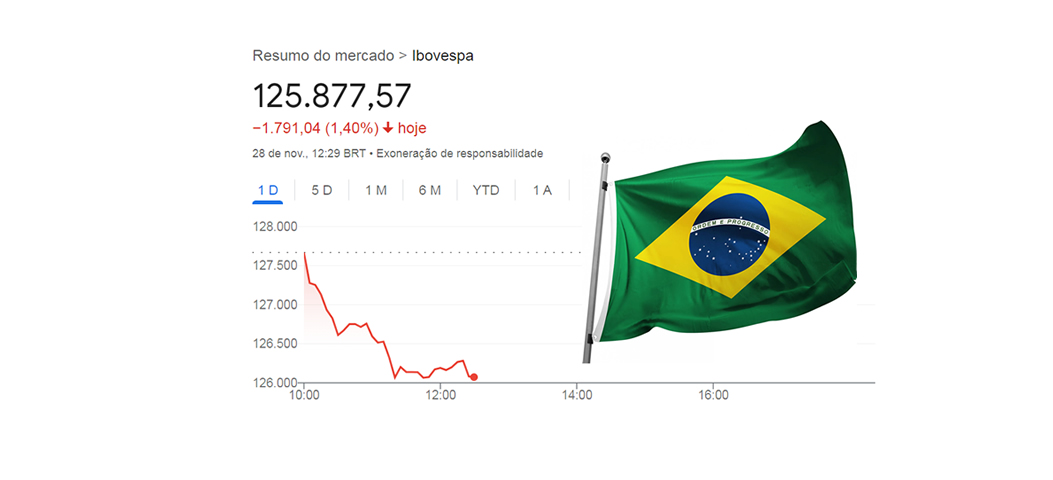 Bolsa de valores cai e dólar sobe depois de fala de Haddad